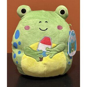 Squishmallows Limell Original Small 9" Green Frog Ice Cream Animal Plush Toy NWT